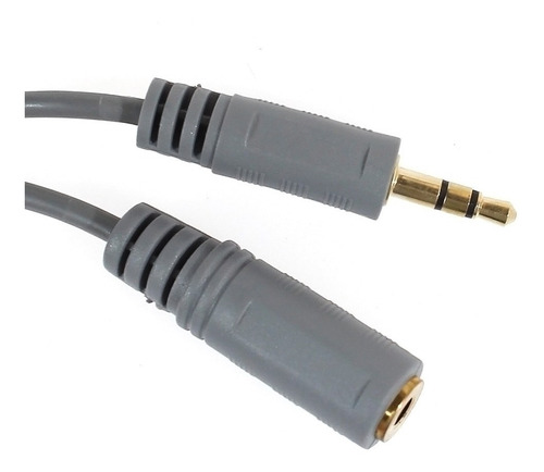 Cable Extensión Plug Mini Plug Macho Y Hembra 3.5 Mm 1,8 Mts