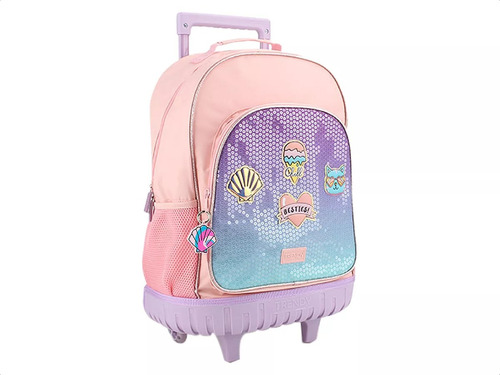 Mochila Escolar Carrito Trendy Con Base Reforzada