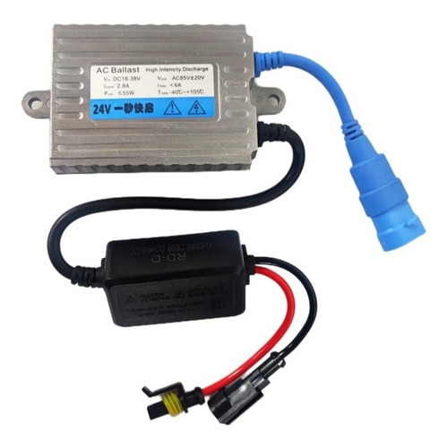 Ballast Xenón 24v 55w Hid H1 H3 H4 H7 H8 H9 H11 9005/06 /r&c