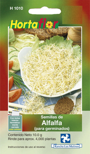 Semillas De Alfalfa Para Germinados