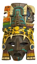 Comprar Máscara De Madera Jaguar Artesanía Mexicana Cultura Maya