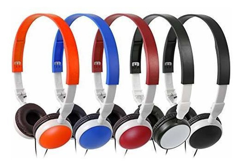 Auriculares Para Niños En Aula, 10 Unidades, Plegables,