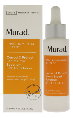 Sérum Murad Correct And Protect De Amplio Espectro, Spf 45,