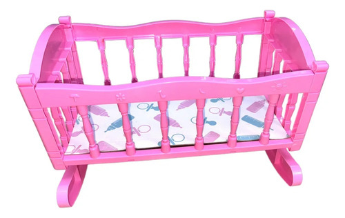 Bebé Mujer 3 En 1 Carriola Muñeca Cama Sonido 12pz