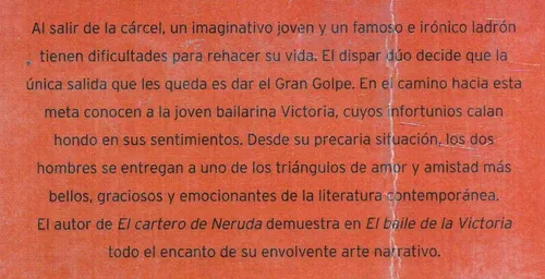El Baile De La Victoria Antonio Skármeta ( Planeta ) (Usado)