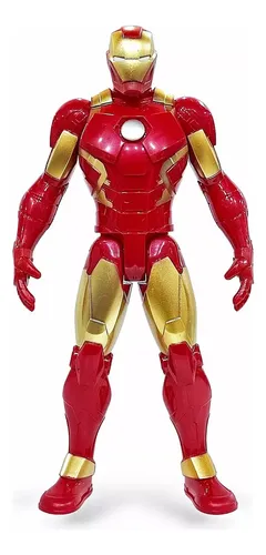 Set 5 Muñecos Avengers Ironman Spiderman Hulk Thanos Con Luz