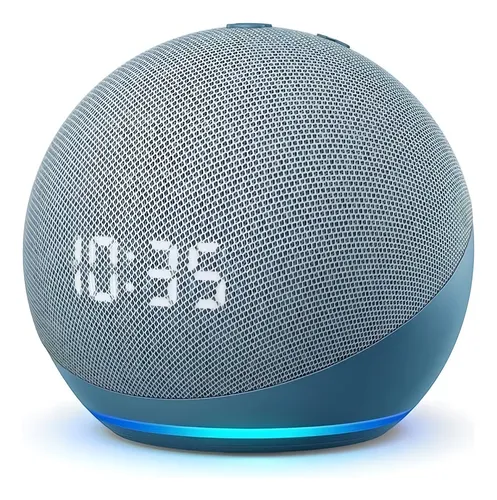 Amazon Echo Dot 4th Generación Con Reloj Asistente Alexa