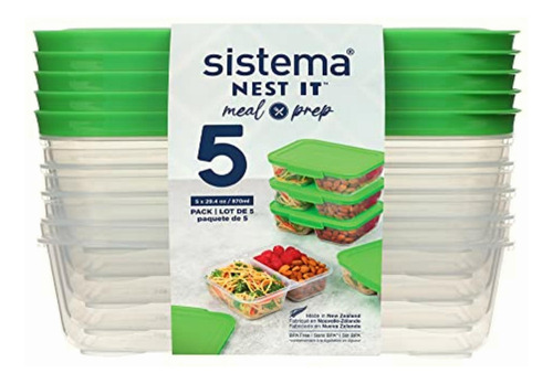 Sistema Nest It Meal Prep Contenedores De Almacenamiento De