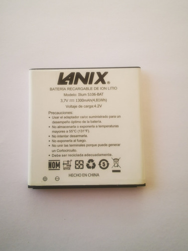 Pila Original Lanix Ilium L920 S106-bat C/envio