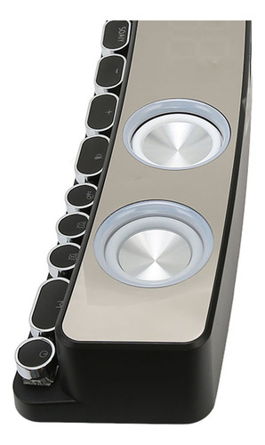 Altavoz Rgb Pc Bar Bluetooth Para Computadora, Subwoofer De