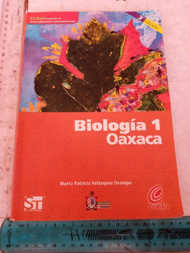 Biología 1 Bachillerato 3ra Ed Velázquez Ocampo Editorial St