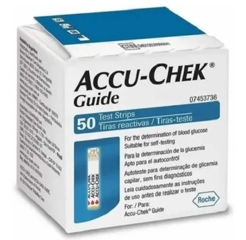 comprar Tiras guía Accu-chek C\u002F50 Und, para análisis de glucosa en sangre