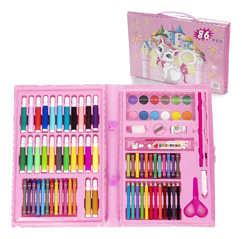 Set De Arte Kit Escolar Unicornio