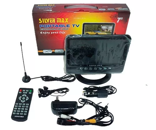 Televisor Portátil Tv Silver Max Sm-101cd 10. Pulgadas Carro