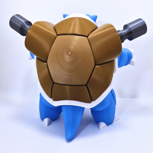 Pokemon Blastoise 12 Cm Alto Impresión 3d Makeme