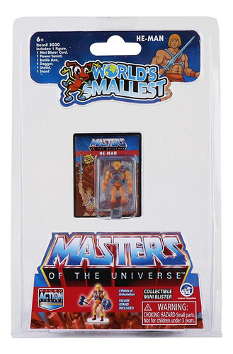 Masters Of Universe 4 Micro Figuras He-man Worlds Smallest *