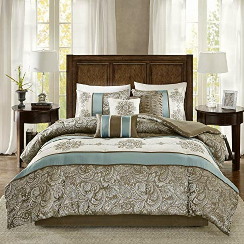 Madison Park Caroline King Size Bed Comforter Set Bed In A
