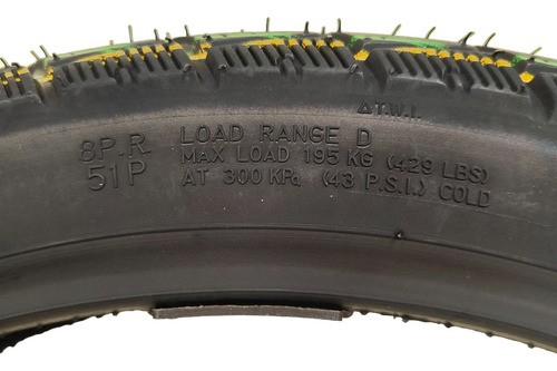 Llanta Baseno 2.75-18 Tl 8pr 51p Vento Lithium Ryder Xpress