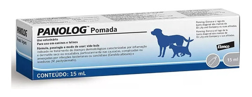 Pomada Anti-inflamatória Para Cachorro E Gato Panolog 15ml