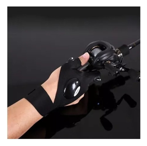 Guantes De Pesca Impermeables Con Linterna Led, Luz Nocturna
