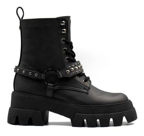 Bota Para Mujer Urbanas Moda Chunky Sintético Mosca Megan