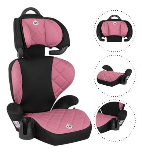 Cadeira infantil para carro Tutti Baby Cadeira Triton 2022 rosa