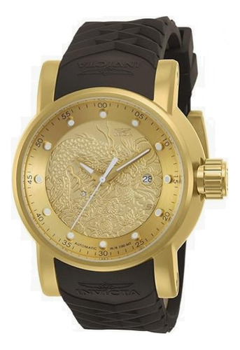 Invicta Mens 12790 S1 Rally Yakuza Reloj Automático Dorado 