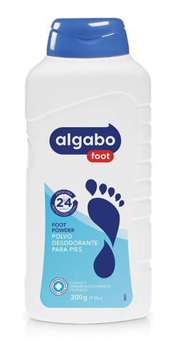 Talco Para Pies X 200g Algabo Foot Polvo Desodorante