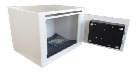 Caja Fuerte Abulonar Con Buzón 17x23x17 Llave Base Alfombra
