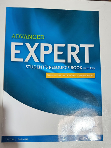 Expert Advanced 3rd Edition Student's Resource Book With Key