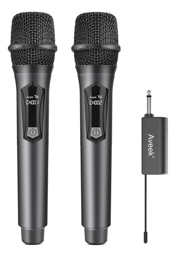 Aveek Micrófonos Inalámbricos Para Karaoke Sistema De