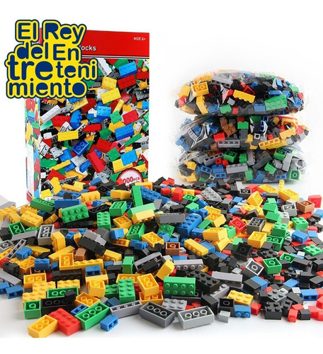 Imagen 2 de 7 de Juego 1000 Bloques Ladrillos De Encastre Calidad - El Rey
