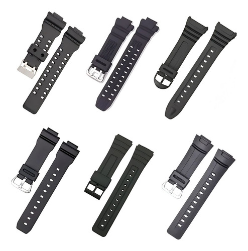 Kit 2 Pulseira Relógio Compatível Vários Modelos Casio Cs7