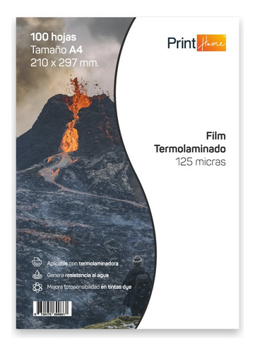 Termolamina ,papeleria, A4 X 100  Laminas,125micrones,