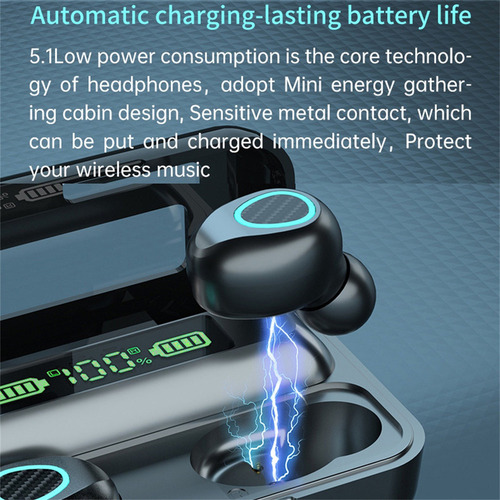 Auriculares Mirror Tws Con Lámpara De Respiración Led Rgb Di