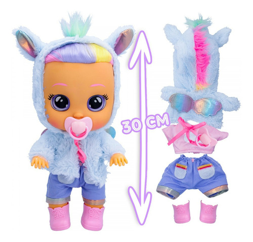 Muñeca Bebes Llorones Dressy Fantasy Hannah Cry Babies