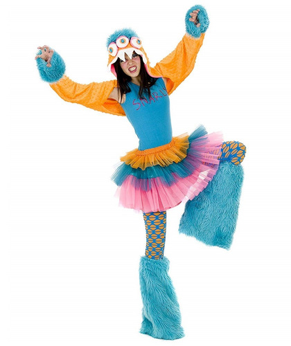 Disfraz Monster Niñas De 8 A 11 Años Halloween Nuevo