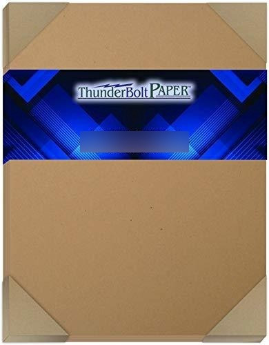 Papel Kraft 70lb/50 Hojas 8.5 X11  Reciclado