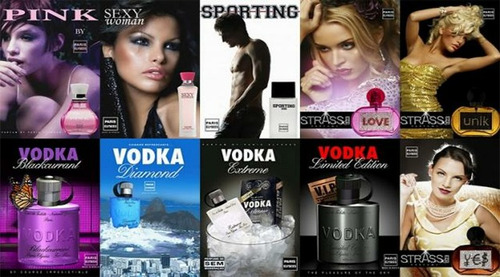 Kit Com 20 Vodka Diamond Paris Elysees Masc. 100 Ml Lacrado