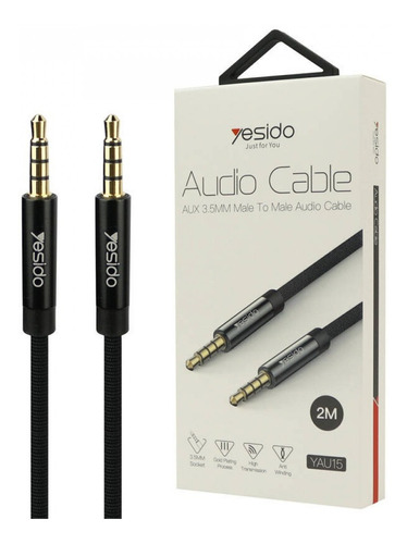 Cable Auxiliar 3.5 De 2 Metros Yesido