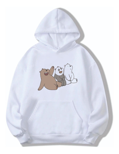 Buzo Osos Escandalosos Bare Bears Canguro Niña Unisex #2