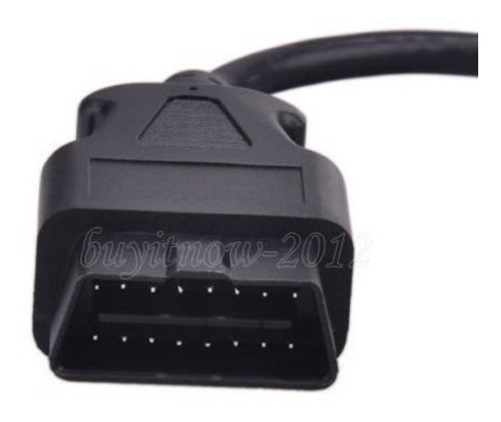 Imagen 2 de 3 de Conector Obd2 Abierto Macho 30cm