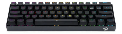 Teclado Gamer Mecanico Dragonborn K630 60% Red Rgb Español