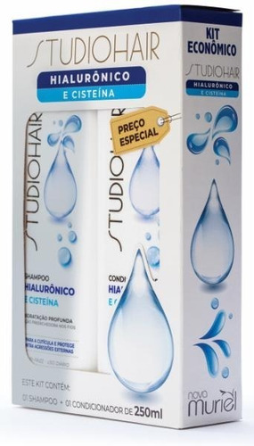  Kit Studio Hair Hialuronico E Cisteina Cond+shampoo 250ml