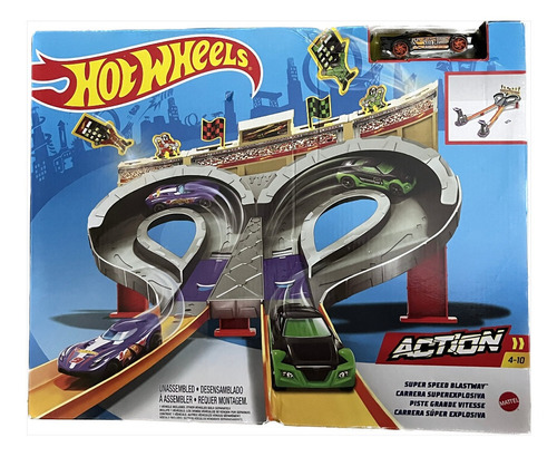 Pista Hot Wheels Action Carrera Superexplosiva #044614