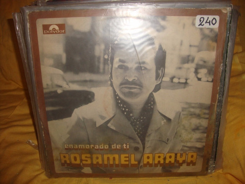 Vinilo Rosamel Araya Enamorado De Ti M2