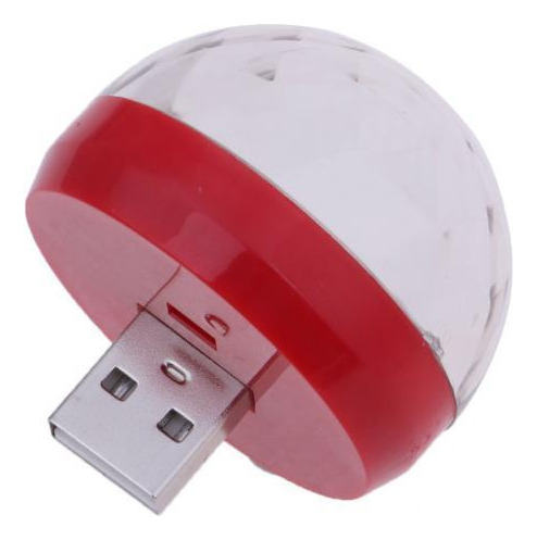 3 Usb Mini Stage Dj Light Rojo