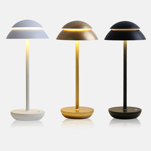 Elegante Lámpara De Mesa Led Con Forma De Hongo, Recargable,