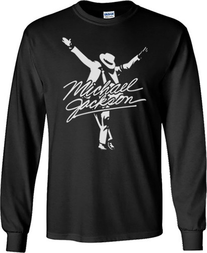 Michael Jackson Playeras Manga Larga Para Hombre Y Mujer D2