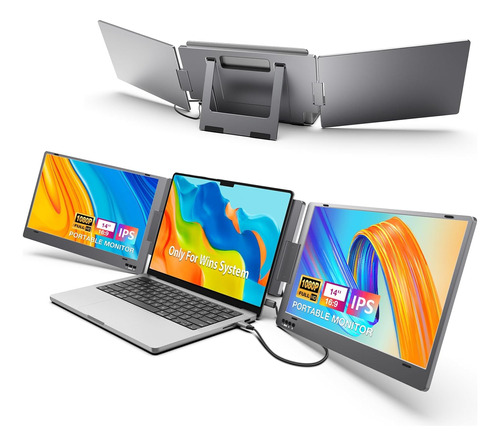 Monitor Kyy Extensor De Pantalla Triple Para Laptop